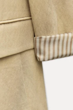 Fashion BLAZER MANGA REMANGADA Mujer Blazers / Chalecos