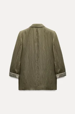 Hot BLAZER MANGA REMANGADA Mujer Blazers / Chalecos