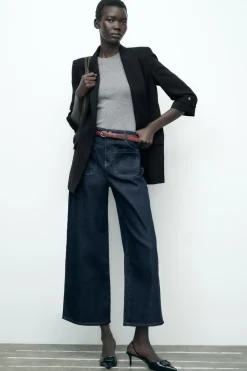 Online BLAZER MANGA REMANGADA Mujer Blazers / Chalecos