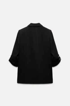 Online BLAZER MANGA REMANGADA Mujer Blazers / Chalecos