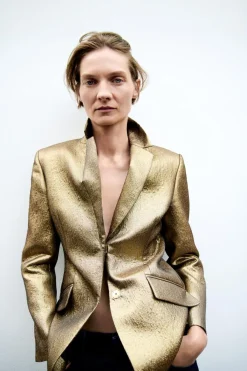 New BLAZER METALIZADA ZW COLLECTION Mujer Blazers / Chalecos