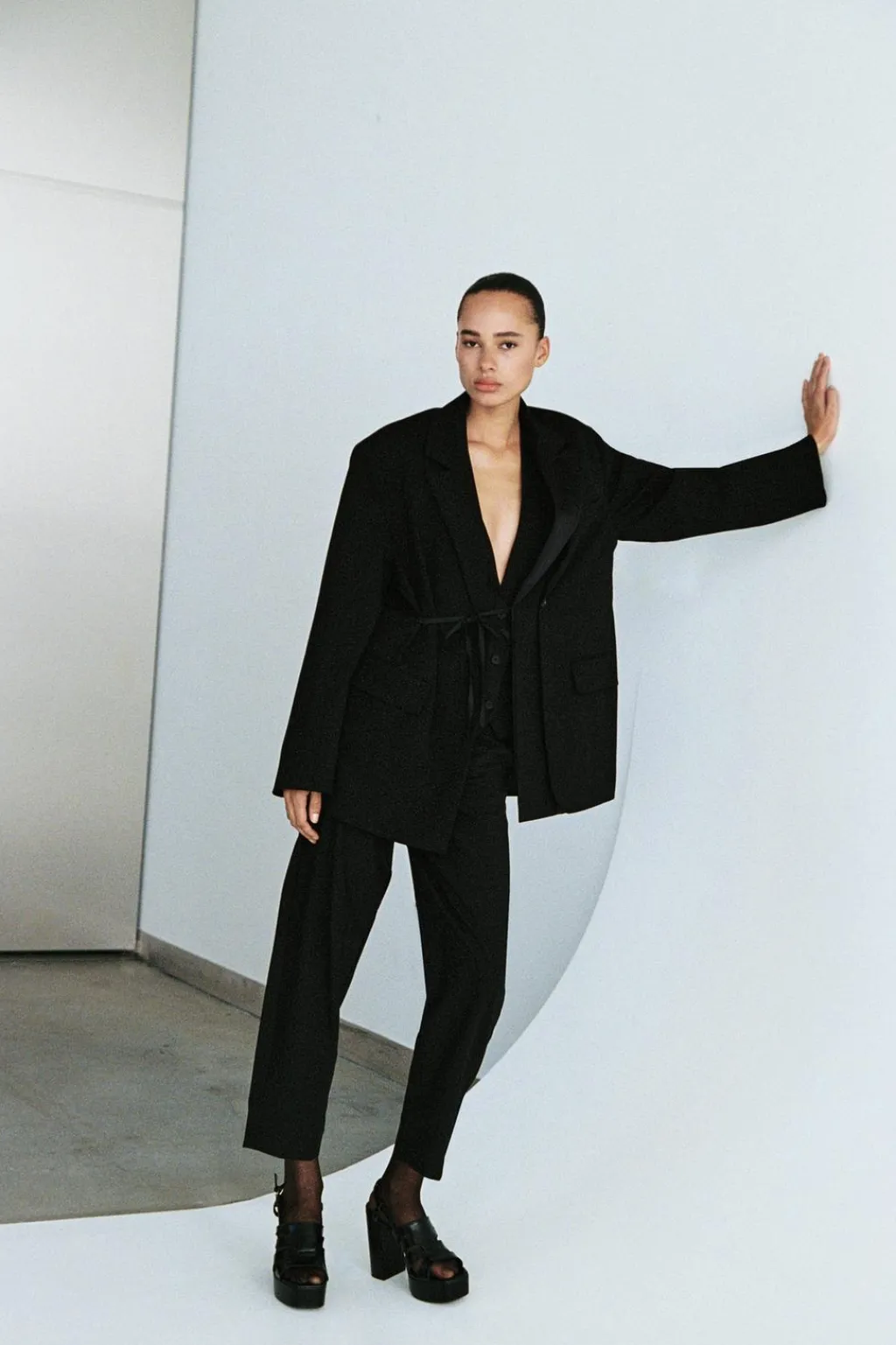 Discount BLAZER OVERSIZE CRUZADA DOBLE SOLAPA Mujer Blazers / Chalecos