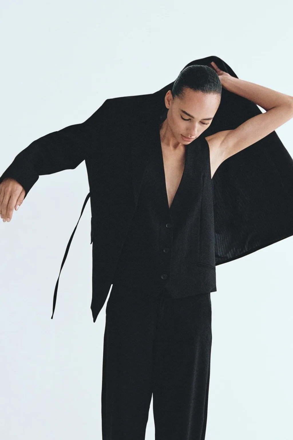 Discount BLAZER OVERSIZE CRUZADA DOBLE SOLAPA Mujer Blazers / Chalecos