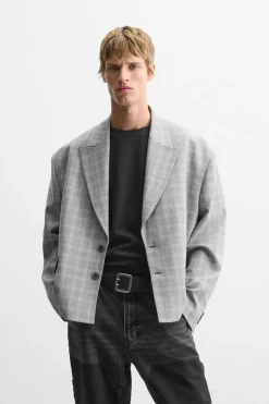 Hot BLAZER OVERSIZE FIT CUADROS Hombre Blazers