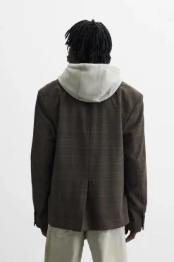 Outlet BLAZER OVERSIZED CUADROS Hombre Blazers