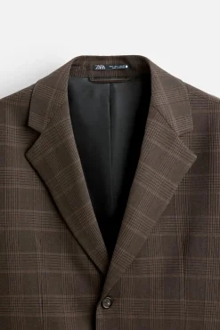 Outlet BLAZER OVERSIZED CUADROS Hombre Blazers