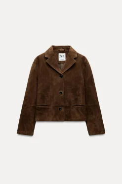 Online BLAZER PIEL ANTE ZW COLLECTION Mujer Chaquetas / Cazadoras