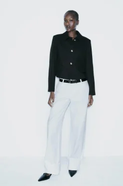 Hot BLAZER PIQUÉ Mujer Blazers / Chalecos