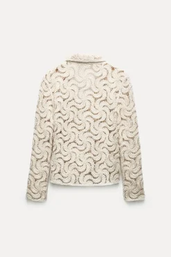 New BLAZER PUNTO ABIERTO ABALORIOS Mujer Blazers / Chalecos|Cárdigan / Jerséis