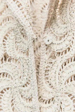 New BLAZER PUNTO ABIERTO ABALORIOS Mujer Blazers / Chalecos|Cárdigan / Jerséis