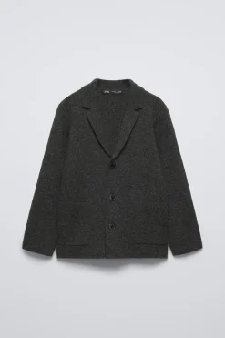 Niños ZARA 6 - 14 Años·Abrigos|6 - 14 Años·Trajes<BLAZER PUNTO BOTONES