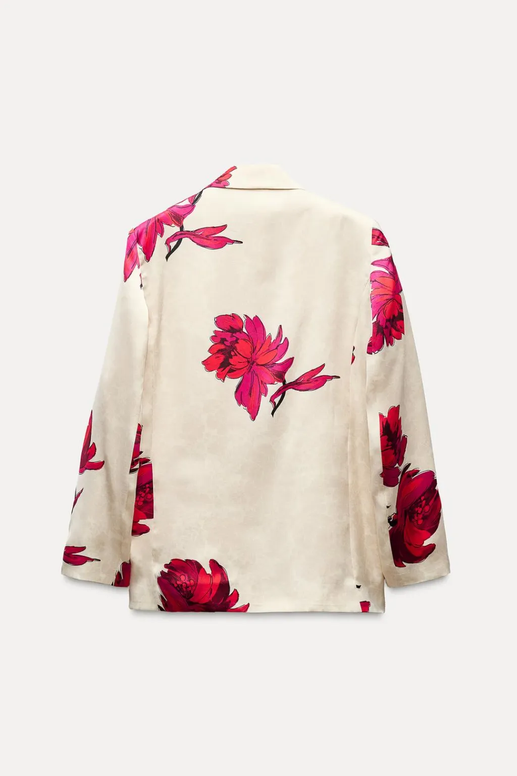Discount BLAZER SATINADA ESTAMPADO FLORAL Mujer Blazers / Chalecos