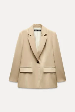 New BLAZER SATINADA OVERSIZE Mujer Blazers / Chalecos