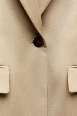 New BLAZER SATINADA OVERSIZE Mujer Blazers / Chalecos