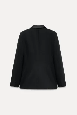 Outlet BLAZER SMOKING SOLAPA SATINADA Mujer Blazers / Chalecos