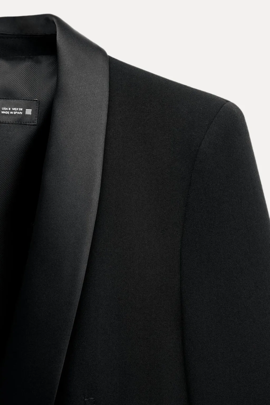 Outlet BLAZER SMOKING SOLAPA SATINADA Mujer Blazers / Chalecos