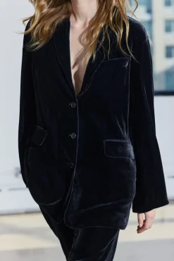 Sale BLAZER TERCIOPELO ZW COLLECTION Mujer Blazers / Chalecos