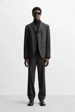 Hot BLAZER TRAJE 100% LANA Hombre Blazers