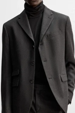 Hot BLAZER TRAJE 100% LANA Hombre Blazers