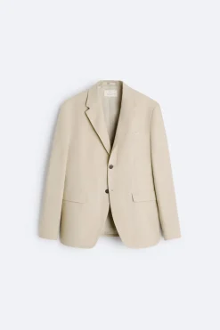Outlet BLAZER TRAJE 100% LINO Hombre Blazers