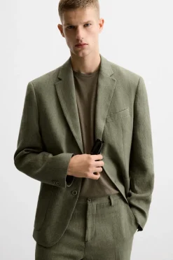 Fashion BLAZER TRAJE ALGODÓN - LINO Hombre Blazers