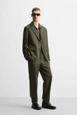 Fashion BLAZER TRAJE ALGODÓN - LINO Hombre Blazers