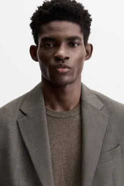 Fashion BLAZER TRAJE CUADROS Hombre Blazers