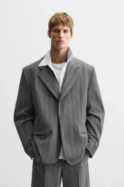 Fashion BLAZER TRAJE RAYAS Hombre Blazers