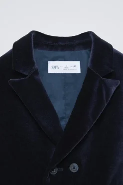 Niños ZARA 1½ - 6 Años·Abrigos|1½ - 6 Años·Total Look<BLAZER TRAJE VELVET