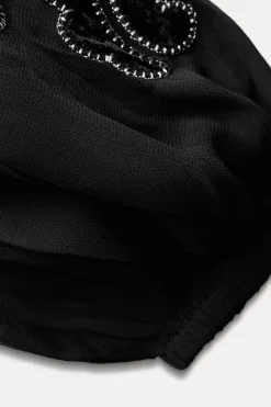 Fashion BLUSA BORDADA TERCIOPELO ZW COLLECTION Mujer Camisas / Blusas