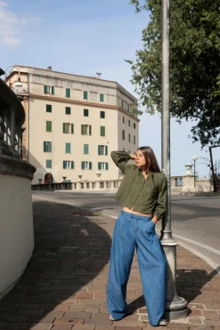 Hot BLUSA BORDADOS PERFORADOS Mujer Camisas / Blusas