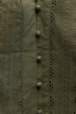 Hot BLUSA BORDADOS PERFORADOS Mujer Camisas / Blusas