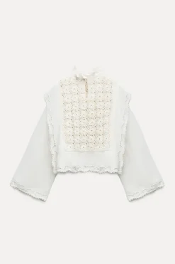 Best BLUSA COMBINADA PUNTO Mujer Cárdigan / Jerséis|Punto