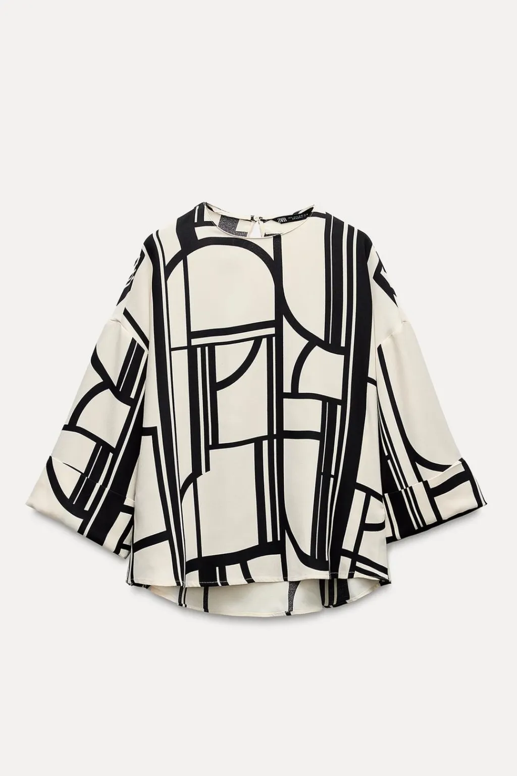 Hot BLUSA ESTAMPADO GEOMÉTRICO Mujer Tops / Bodies|Camisas / Blusas