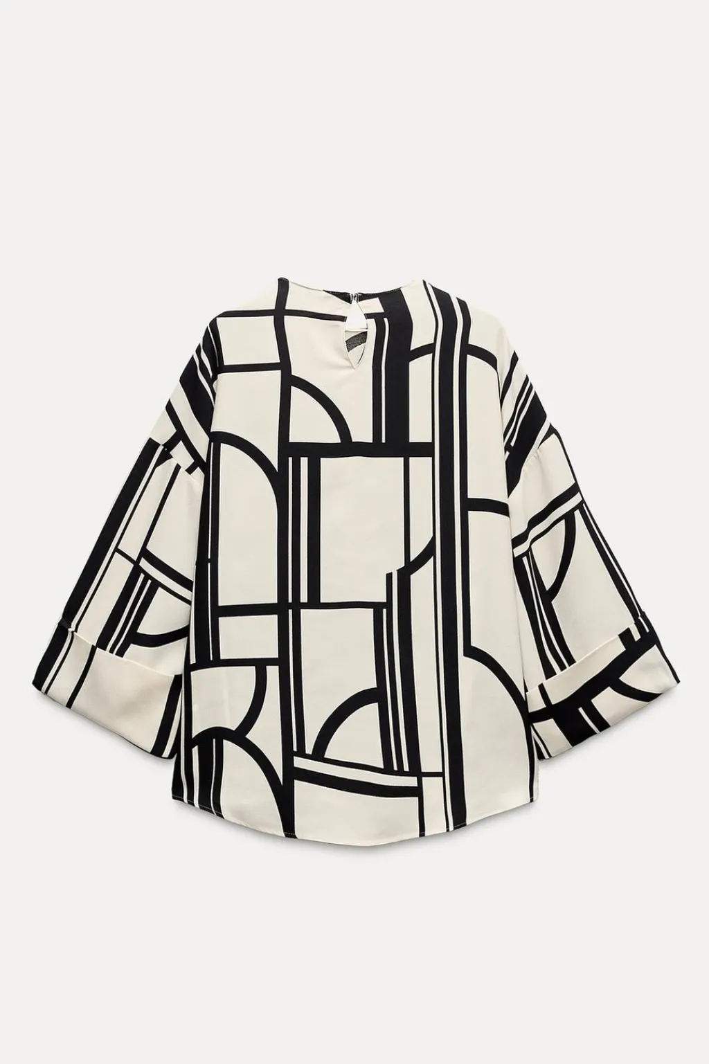 Hot BLUSA ESTAMPADO GEOMÉTRICO Mujer Tops / Bodies|Camisas / Blusas