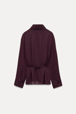 Best BLUSA FLUIDA LAZADAS ZW COLLECTION Mujer Camisas / Blusas