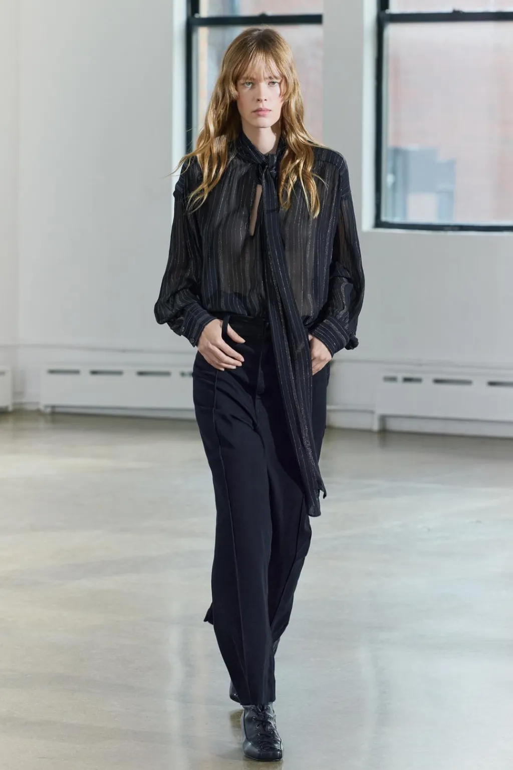 Online BLUSA HILO METALIZADO ZW COLLECTION Mujer Camisas / Blusas