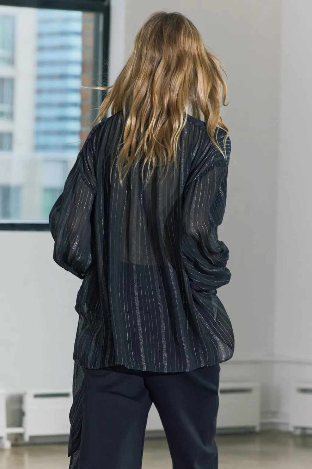 Online BLUSA HILO METALIZADO ZW COLLECTION Mujer Camisas / Blusas