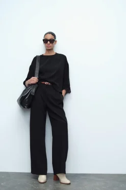 Online BLUSA MANGA ENCAJE Mujer Camisas / Blusas