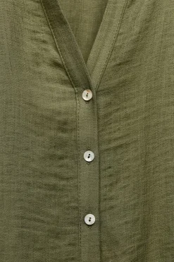 Outlet BLUSA MANGAS BORDADOS Mujer Camisas / Blusas