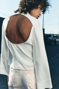 Hot BLUSA PAÑUELO ZW COLLECTION Mujer Camisas / Blusas