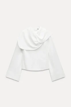 Hot BLUSA PAÑUELO ZW COLLECTION Mujer Camisas / Blusas