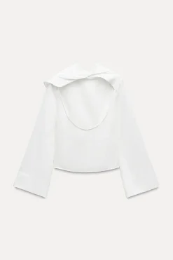 Hot BLUSA PAÑUELO ZW COLLECTION Mujer Camisas / Blusas