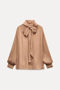 New BLUSA PAÑUELO ZW COLLECTION Mujer Camisas / Blusas