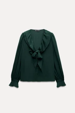 Online BLUSA ROMÁNTICA LAZADA Mujer Camisas / Blusas