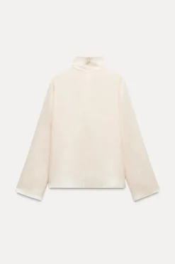 Clearance BLUSA SEMITRANSPARENTE EFECTO ARRUGADO ZW COLLECTION Mujer Camisas / Blusas