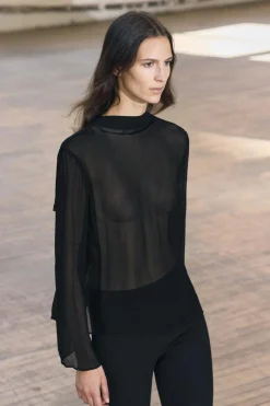 Hot BLUSA VOLANTE Mujer Camisas / Blusas