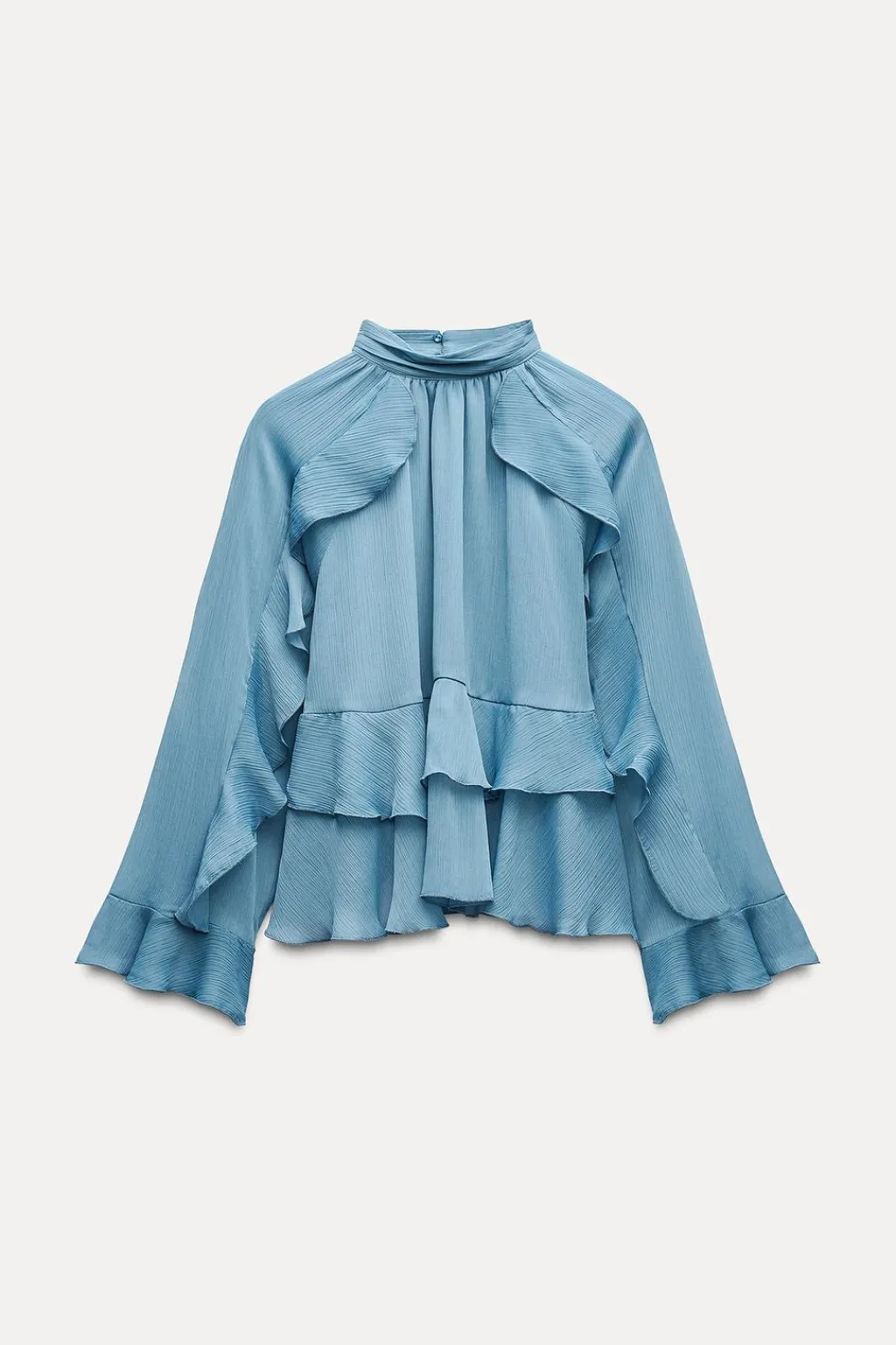 New BLUSA VOLANTES Mujer Camisas / Blusas