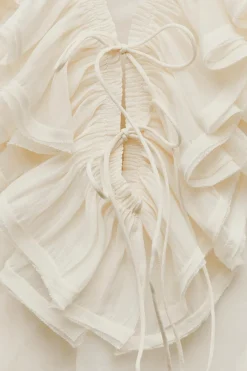 Fashion BLUSA VOLANTES ZW COLLECTION Mujer Camisas / Blusas