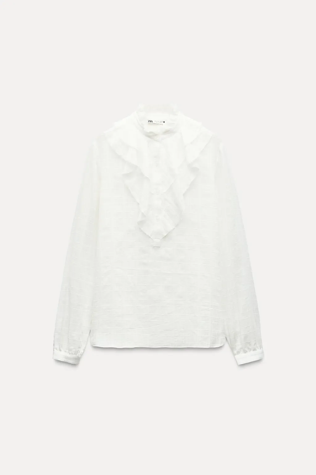 New BLUSA VOLANTES ZW COLLECTION Mujer Camisas / Blusas